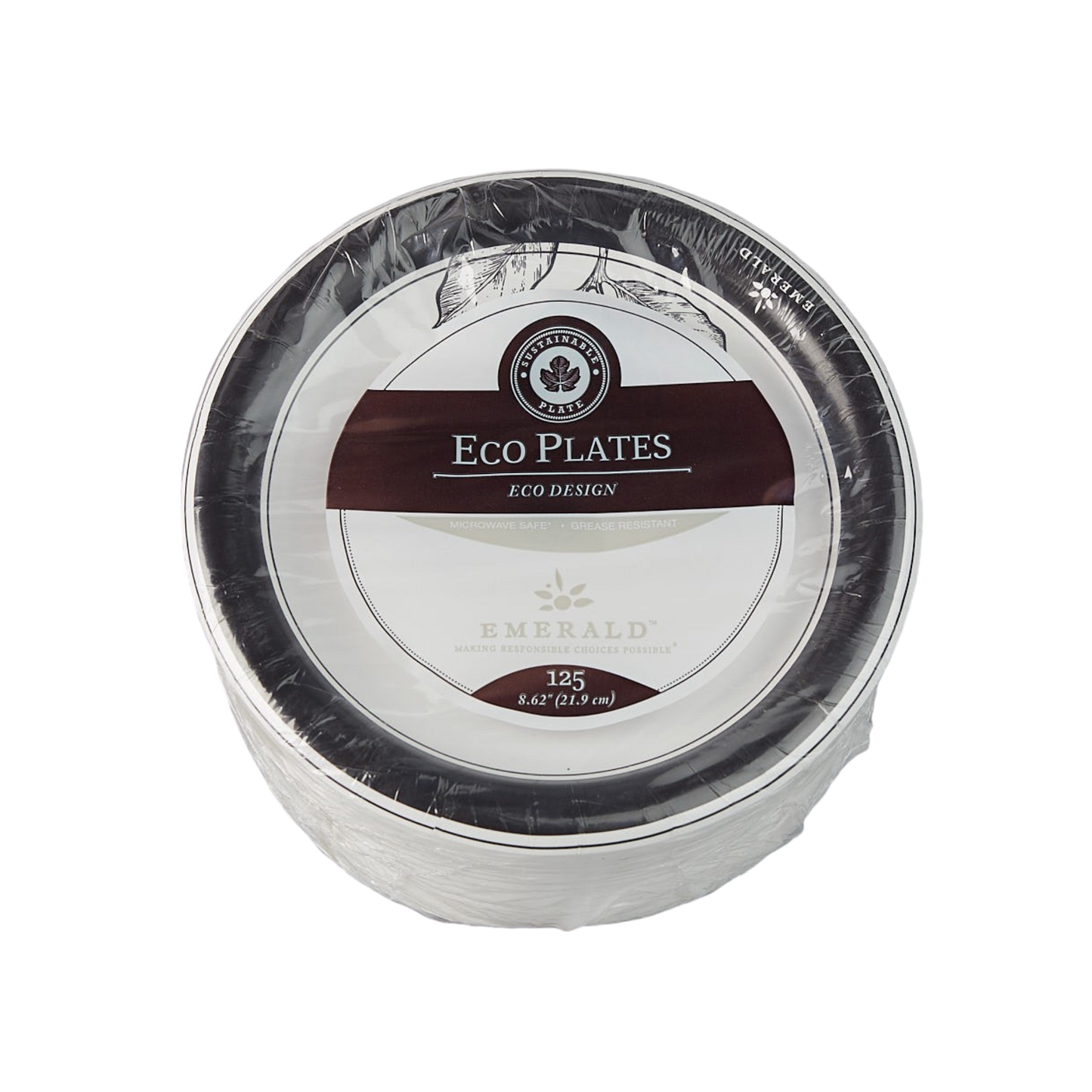 Compostable Clay Coated Plates in Packaging