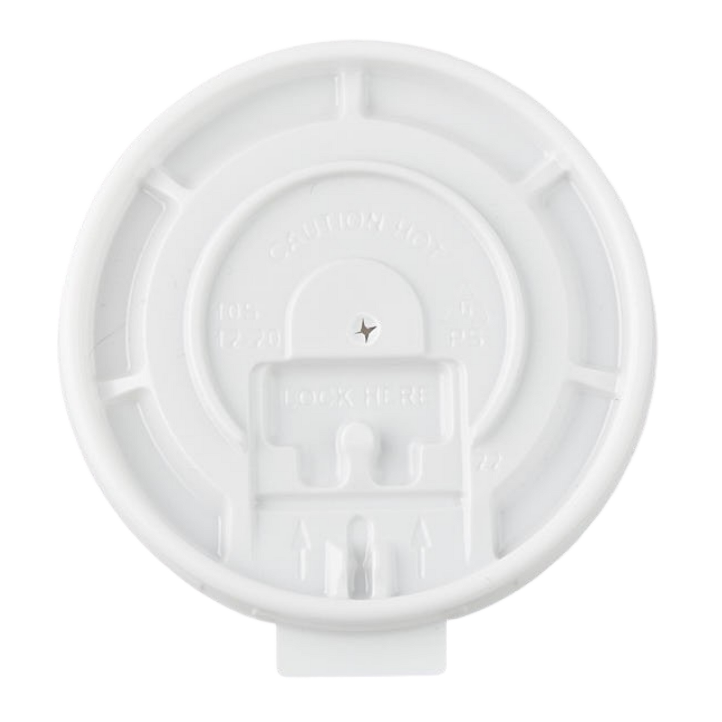 Recyclable Tearback Flat Hot Cup Lids