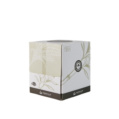 Tree-Free Compostable 2-Ply Facial Box Tissue