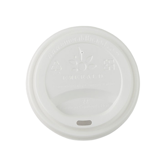 Plastic-Free Compostable Universal Dome Hot Cup Lids