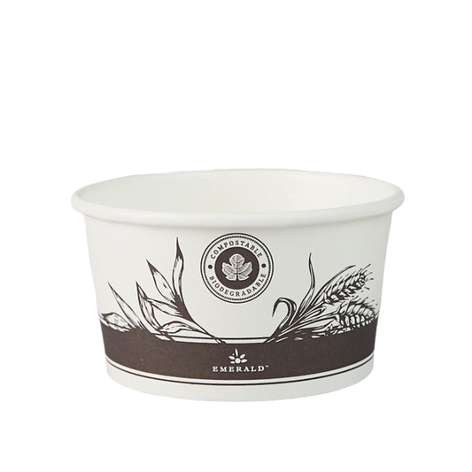 Compostable FSC® Certified Soup, Cereal, Ice Cream Cups