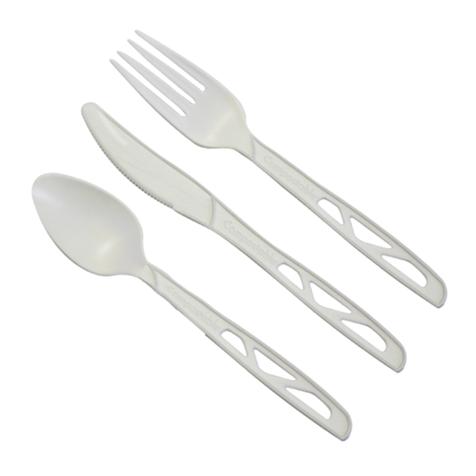 Plastic-Free Compostable Mixed Cutlery